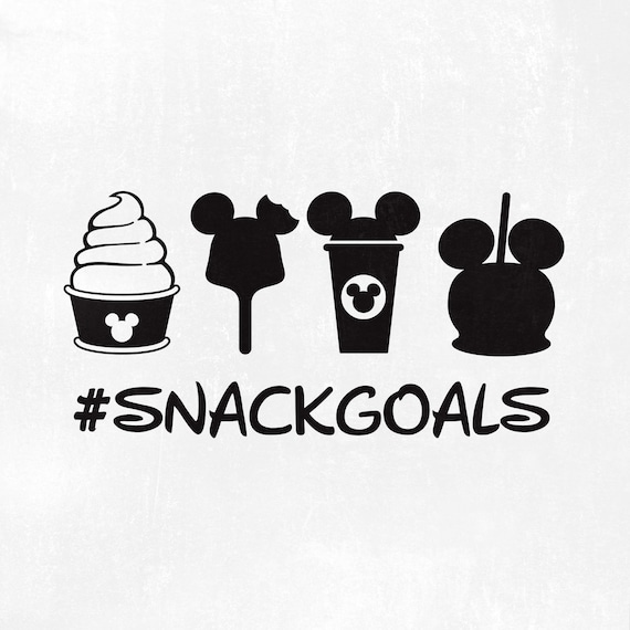 Disney Snack Goals Svg Disney Svg Snack Goals Svg And Png Etsy