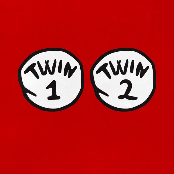 Twin 1 svg, Twin 2 svg, Thing 1, Thing 2 style svg, Svg, Eps, Ai, Cdr, Dxf, Png files