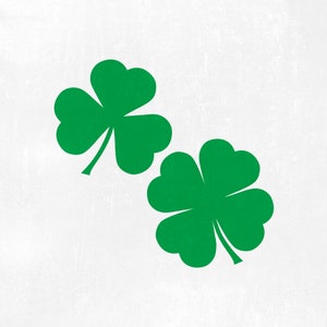 Saint Patricks Day Svg, Svg trèfle, trèfle, quatre feuilles Svg, Svg arbre feuille, Svg feuille de trèfle, fichiers de coupe Cricut, fichiers de coupe Silhouette