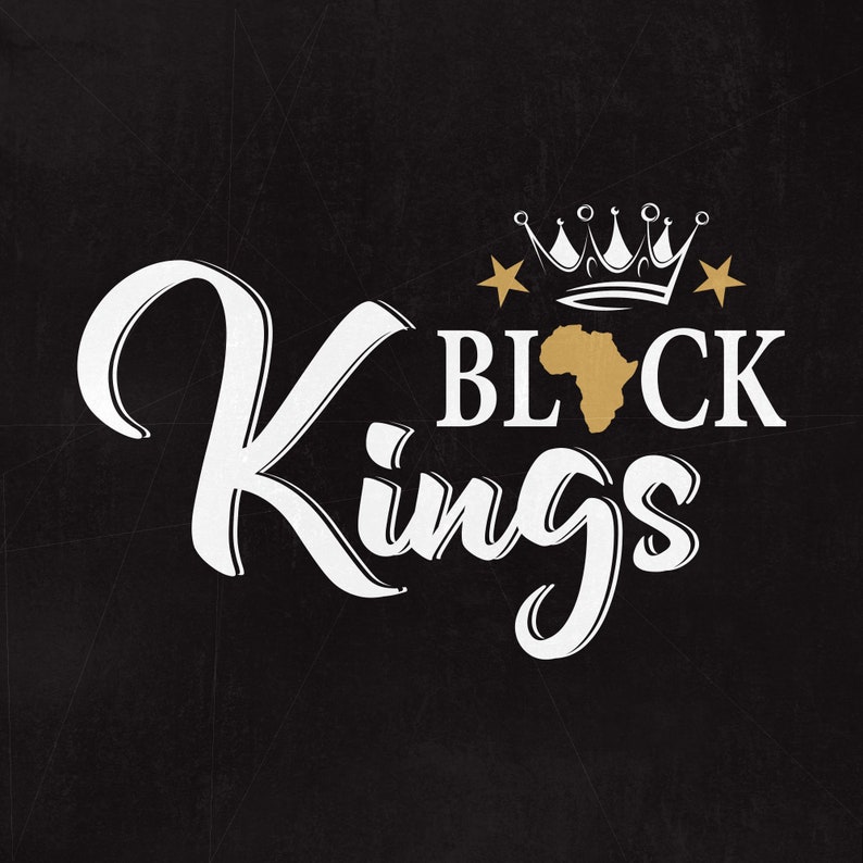 Black Kings Are Born Black Kings Svg Black Kings Svg Svg Etsy