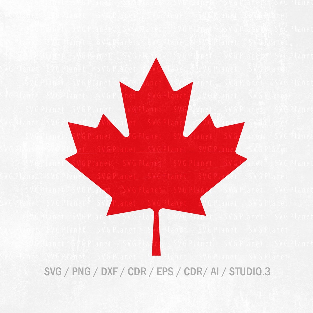Canadian Maple Leaf SVG, Canada Svg, Jpg, Eps, Dxf, Studio.3 Cut Files ...