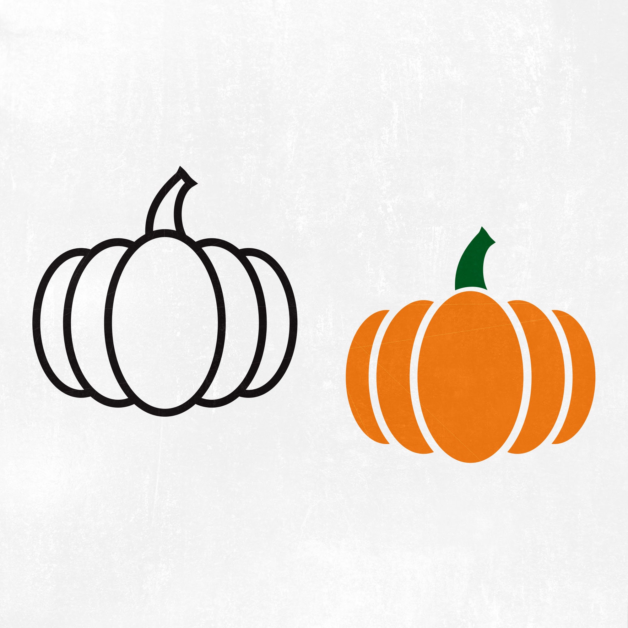 Pumpkin SVG Fall Pumpkin SVG Autumn pumpkin outline SVG | Etsy