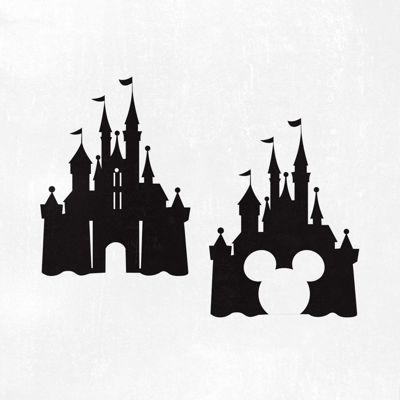 Disney Castle svg Disney Castle Silhouette Disney Castle ...