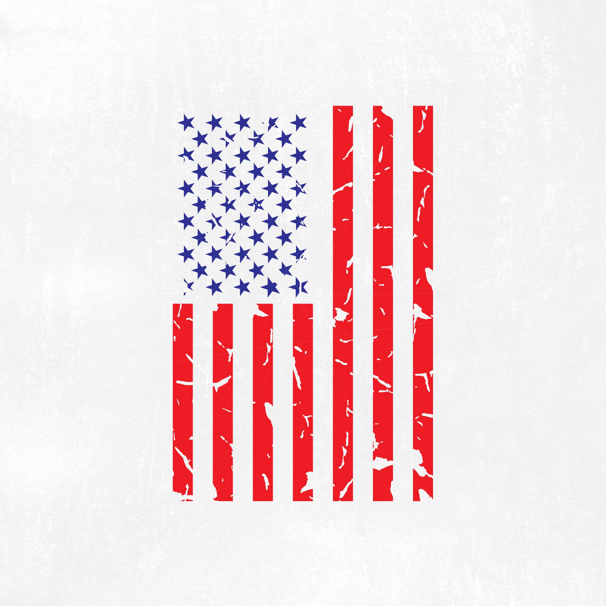 american flag shirt decal