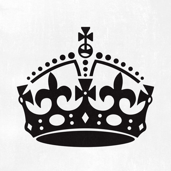 Download Keep Calm Crown Svg File Cutting Template Vector Clip Art For Etsy