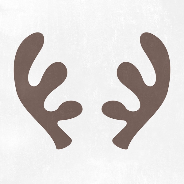 Antlers SVG, Deer SVG, SVG Files, Christmas Svg, Digital Cut Files, Cricut Cut Files, Silhouette Cut File. Instant download.