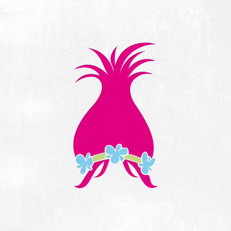 Download Trolls svg Troll Poppy Hair svg Cricut explore design | Etsy