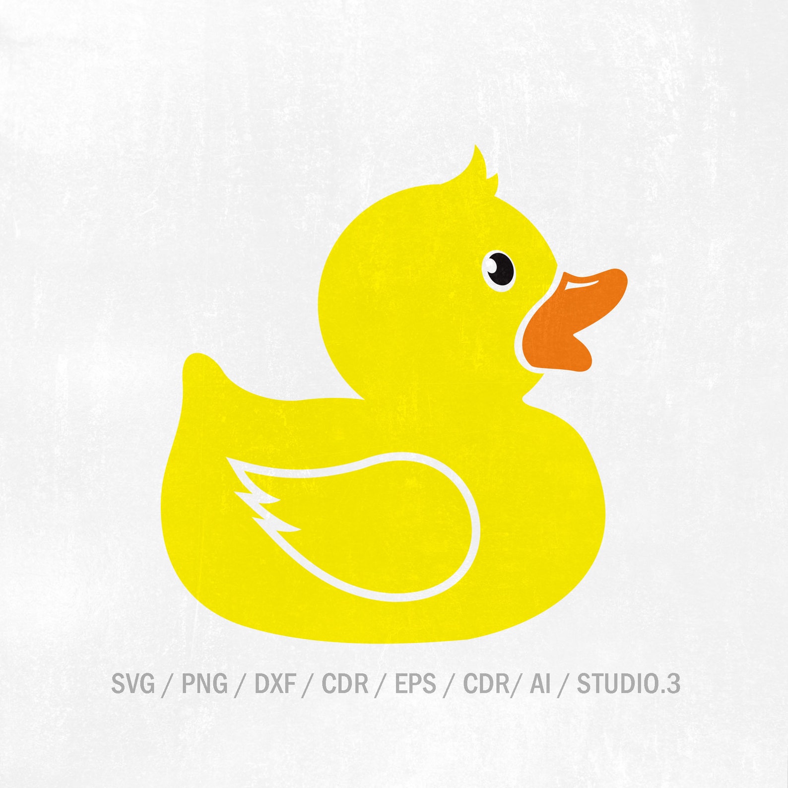 Bath Duck SVG - Rubber Toy Duck Clip Art, Svg, Png, Jpg, Eps, Dxf ...