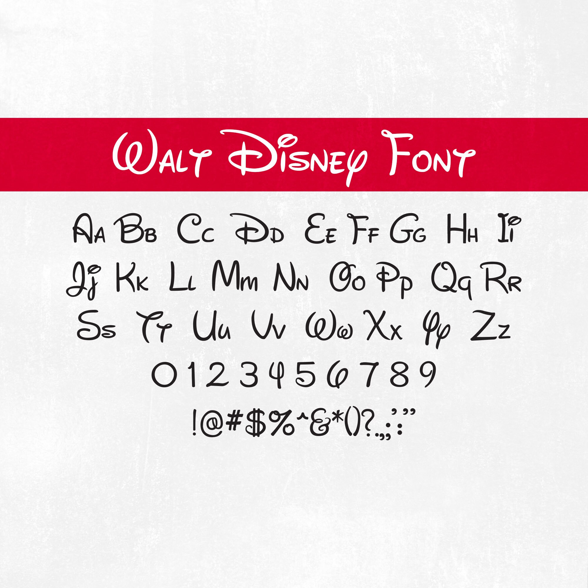 Free Free Disney Svg Font 416 SVG PNG EPS DXF File