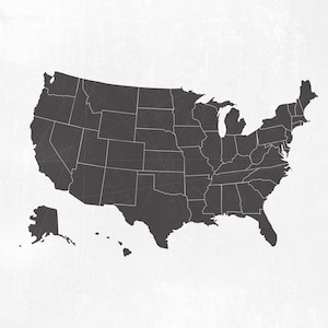 USA map svg - USA Country and states map - American states - USA states outline, svg, png, jpg, eps, dxf, studio.3 Instant Download.