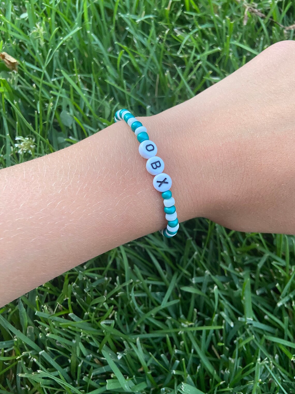 OBX outerbanks Seed Bead Bracelet. Etsy