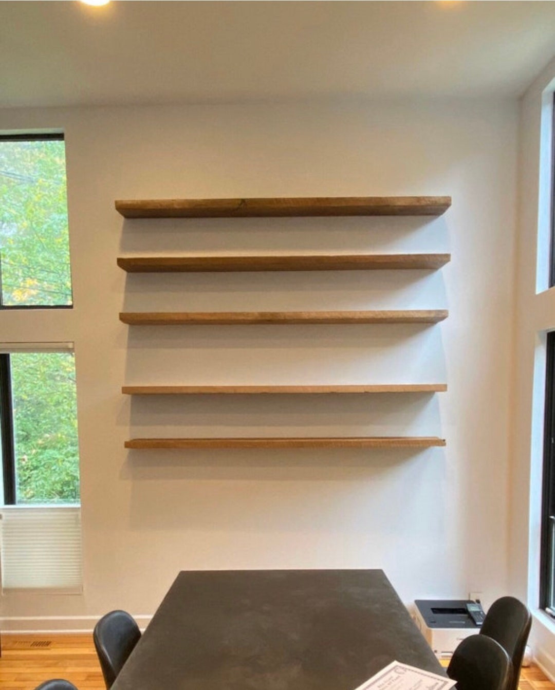 Custom Size Shelves 35 Colors and We Color Match Hidden Floating Shelf Bracket Included Etsy