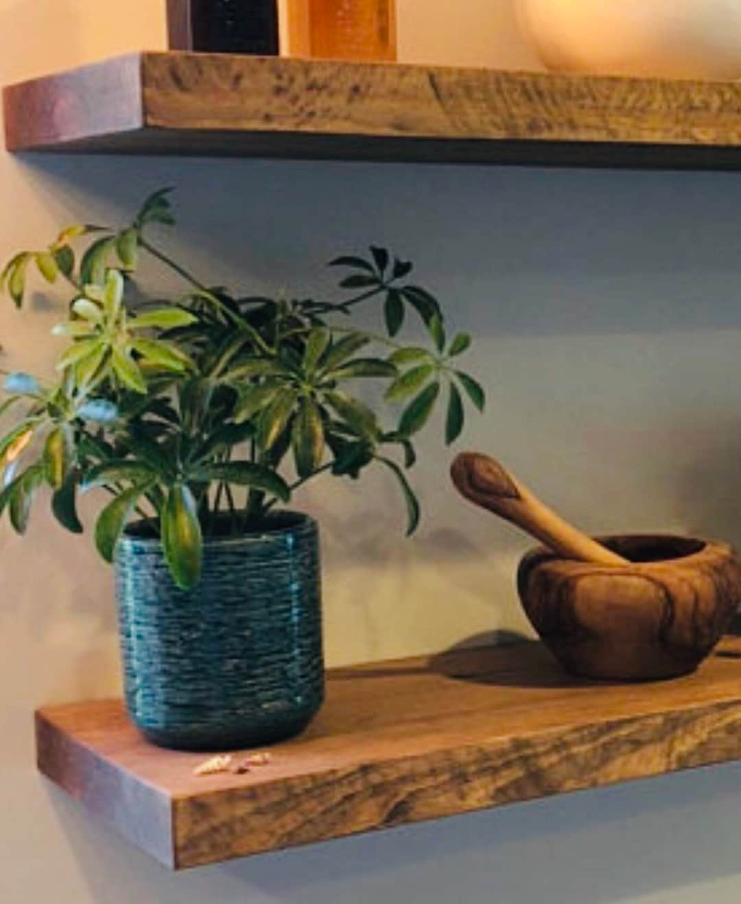 Walnut Wood Color Floating Shelf Rustic Reclaimed Barn Wood Etsy