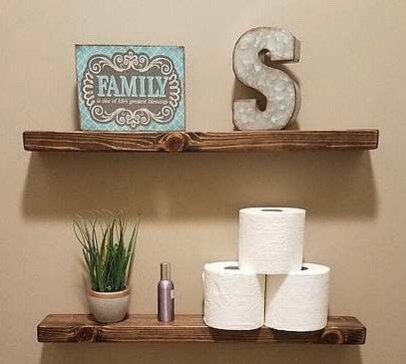 Early American Color Floating Shelf Rustic Reclaimed Barn Etsy