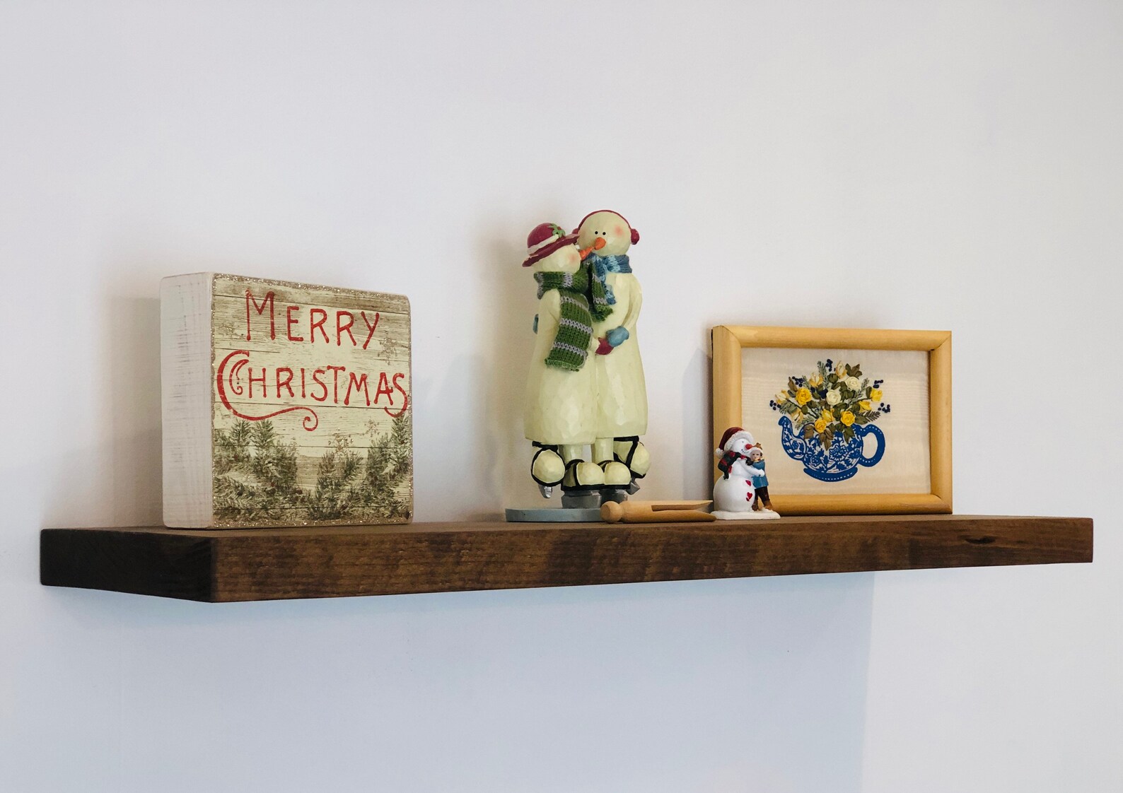 Lshaped Floating Shelves Corner SOLID Wood Customize Color Etsy