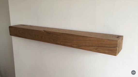 Wood block sale wall shelf