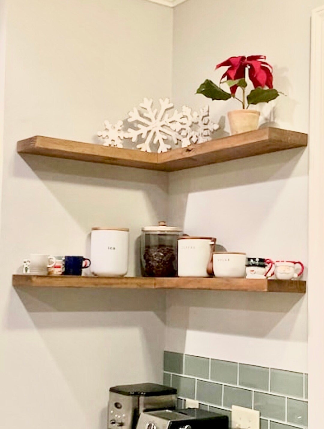 Natural Color Farmhouse Floating Shelf Rustic Reclaimed Barn - Etsy