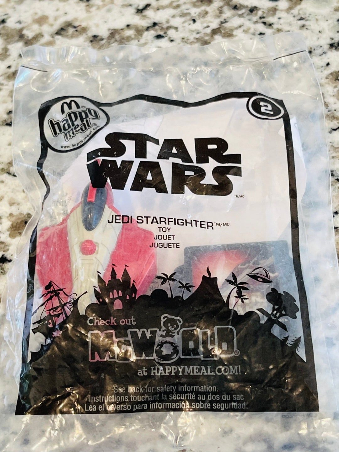 Mcdonalds Star Wars Jedi Starfighter Happy Meal Toy 2 in Etsy