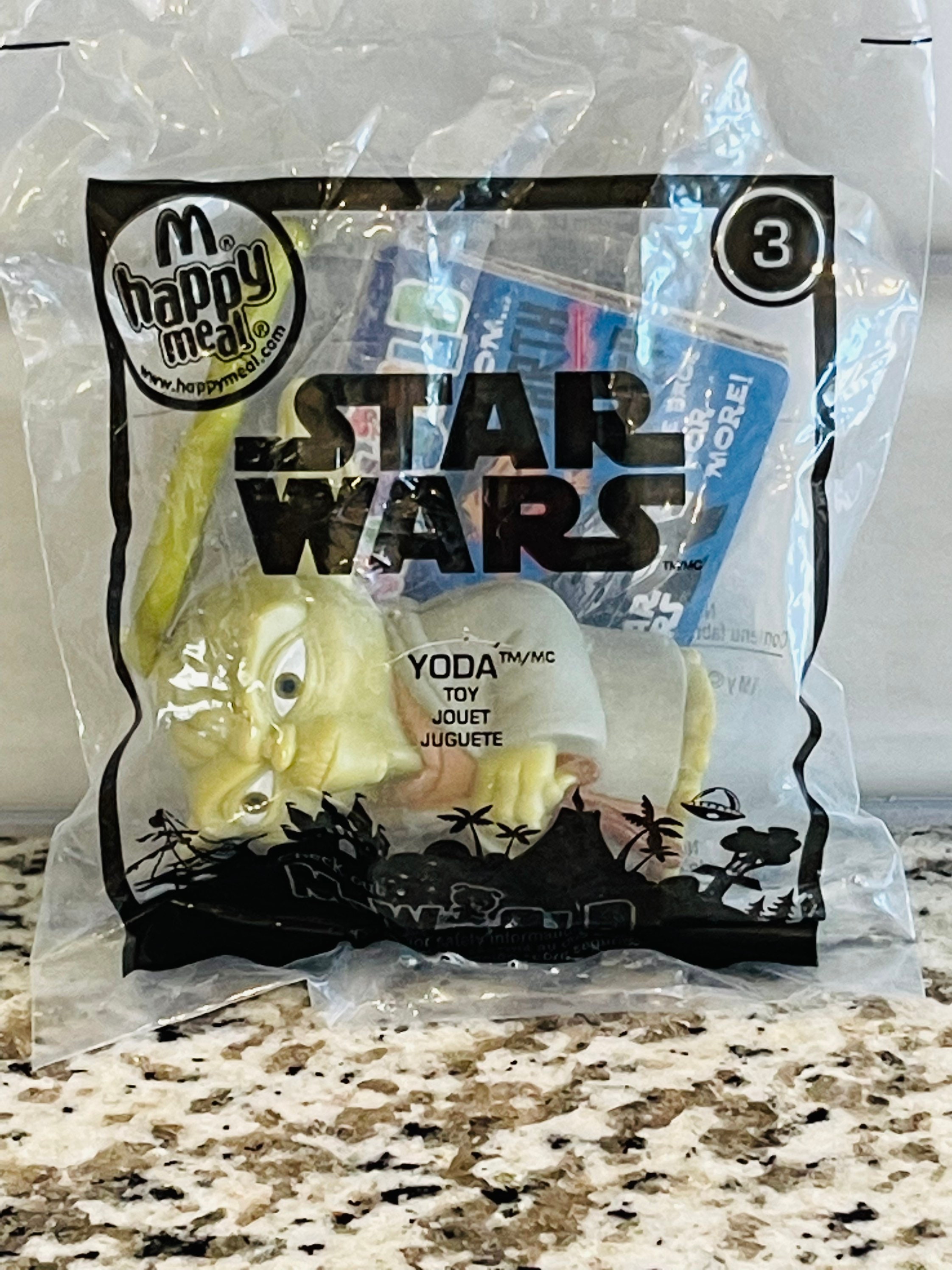 Mcdonalds Star Wars Yoda Happy Meal Toy #3 in Original Package Never Been  Opened Lucasfilm Ltd - Etsy Canada