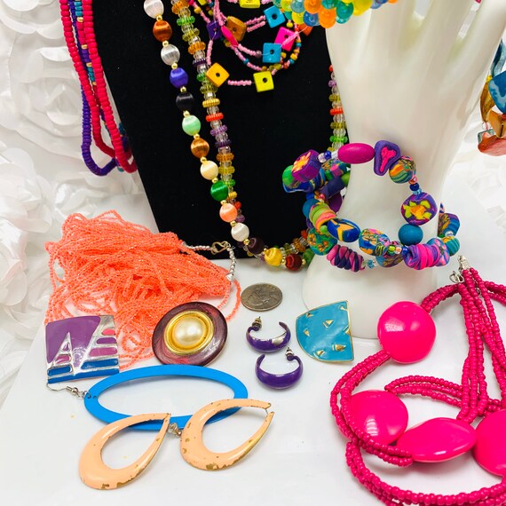 Jewelry Craft Lot  Vintage to Modern Rainbow Brig… - image 10