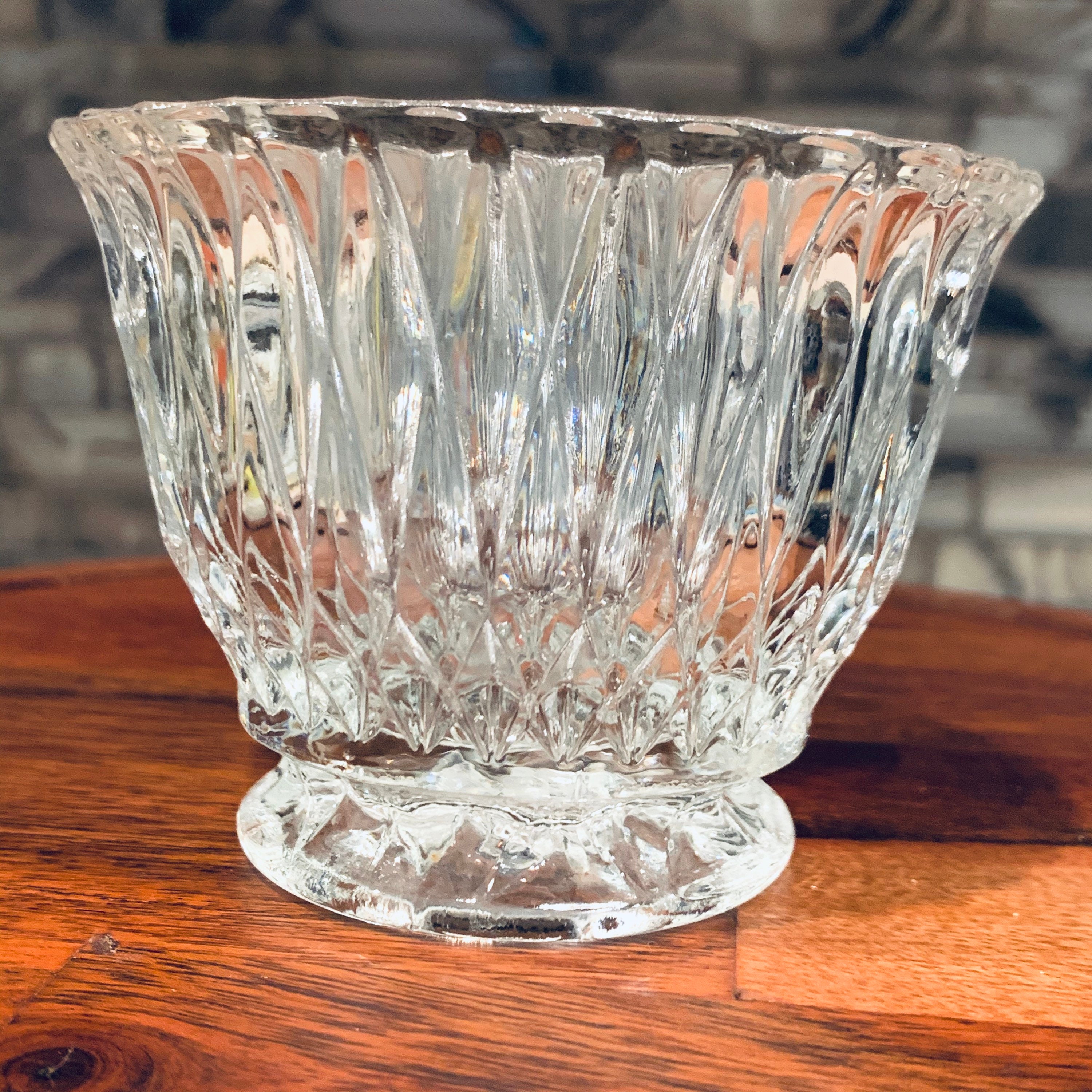 Crystal Tea Creamer Set FTD Milk Pitcher Anchor Hocking Etsy