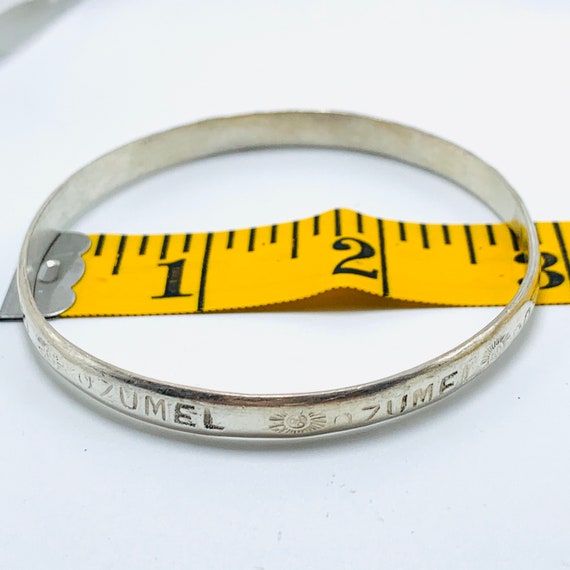 Sterling Mexico Bangle Silver Cozumel Bracelet View 6