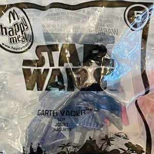 McDonalds Star Wars Dark Vador Happy Meal Jouet #5 Toujours dans l’emballage d’origine Scellé Jamais ouvert Lucasfilm LTD