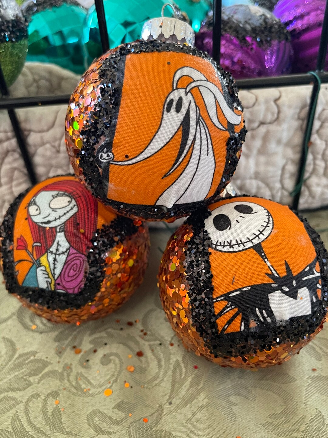Nightmare Before Christmas Ornament Set of 3 Includes Jack Etsy