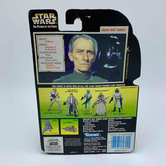 Hasbro Star Wars Power Of The Force Grand Moff Tarkin Action Figure for sale online Hasbro Star Wars Power Of The Force Grand Moff Tarkin Action Figure for sale online