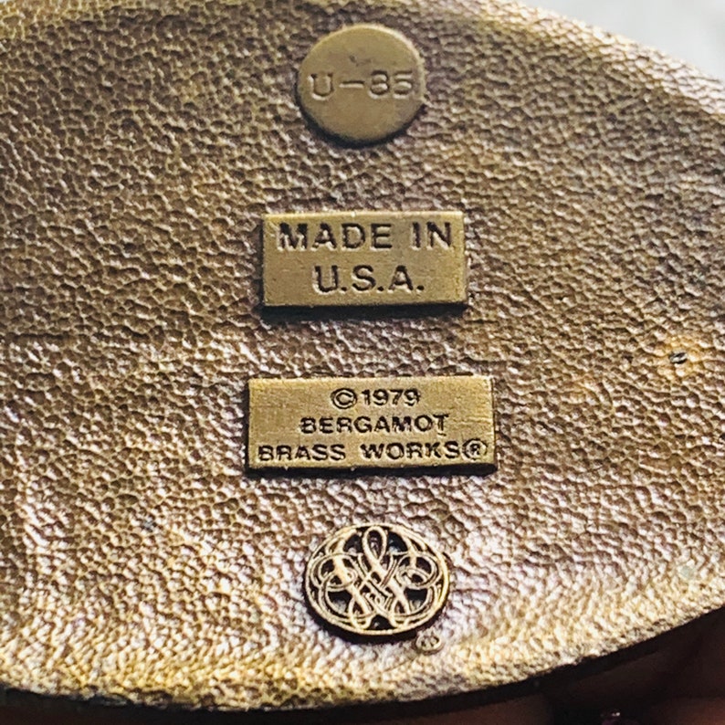 Solid Brass Football Belt Buckle USA Bergamot Brass Works Etsy