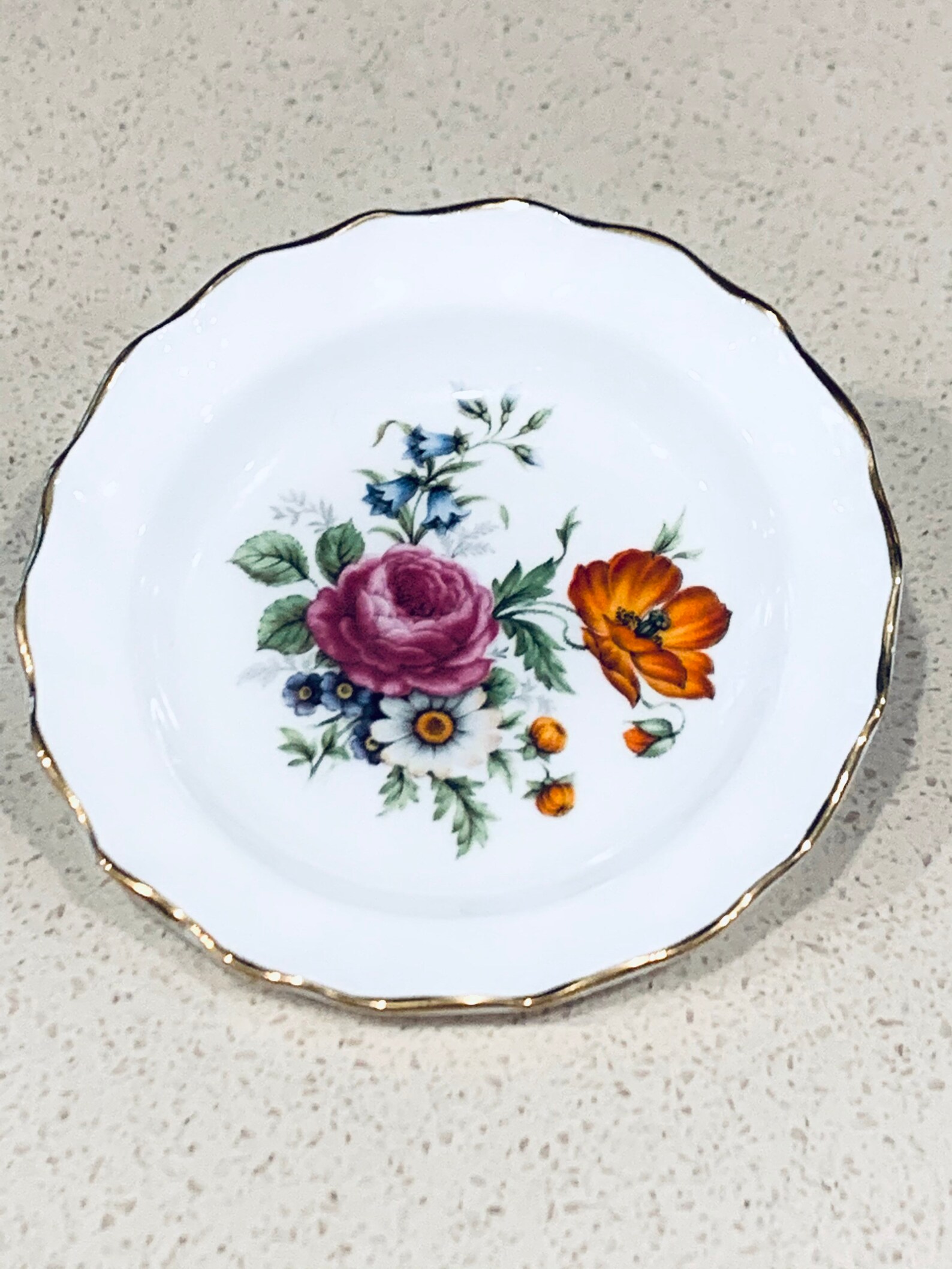 Duchess Floral Trinket Tray Bone China Made In England Etsy
