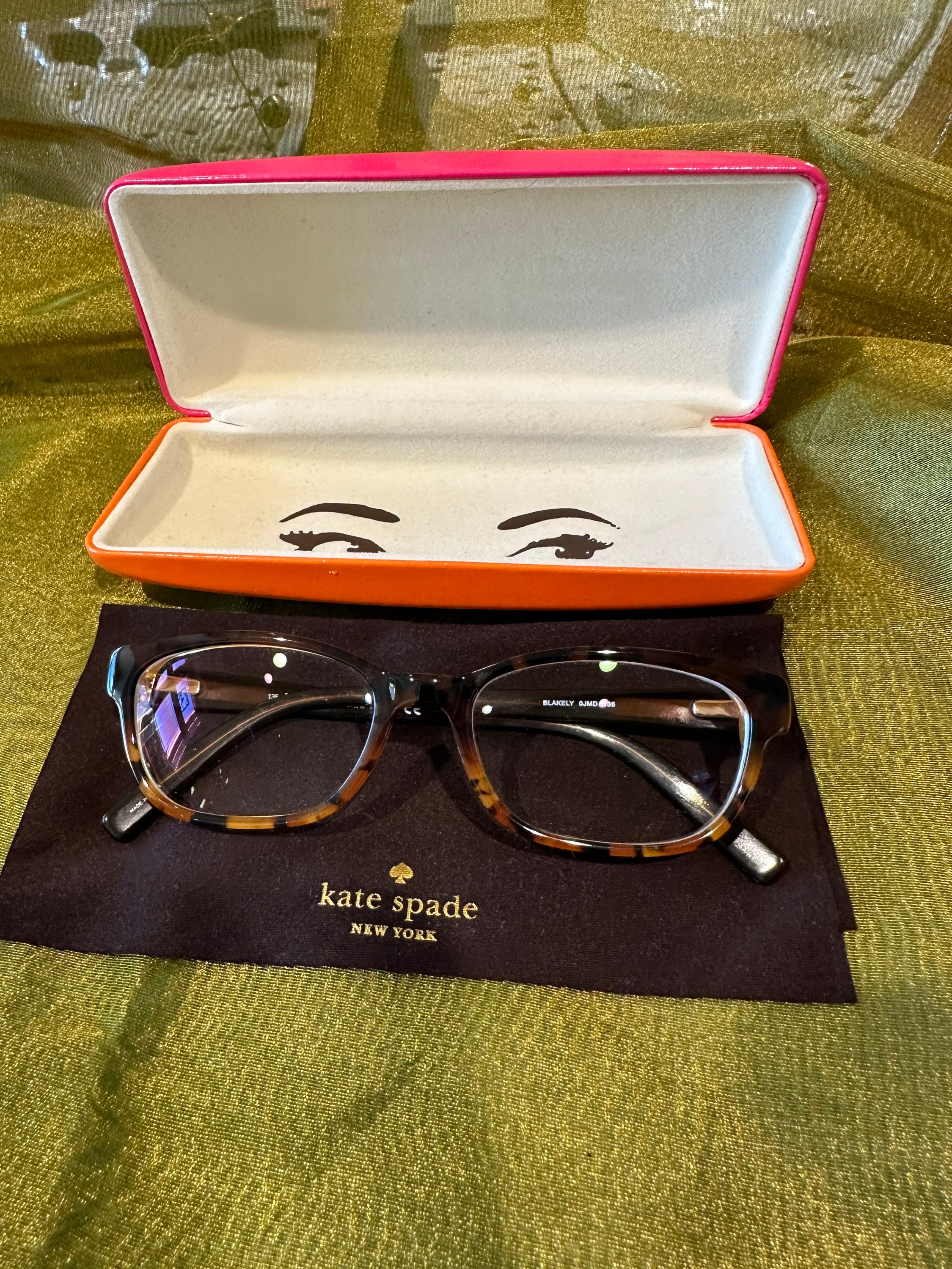 Kate Spade Blakely Eyeglasses OJMD 135 New York Acetate Brown - Etsy