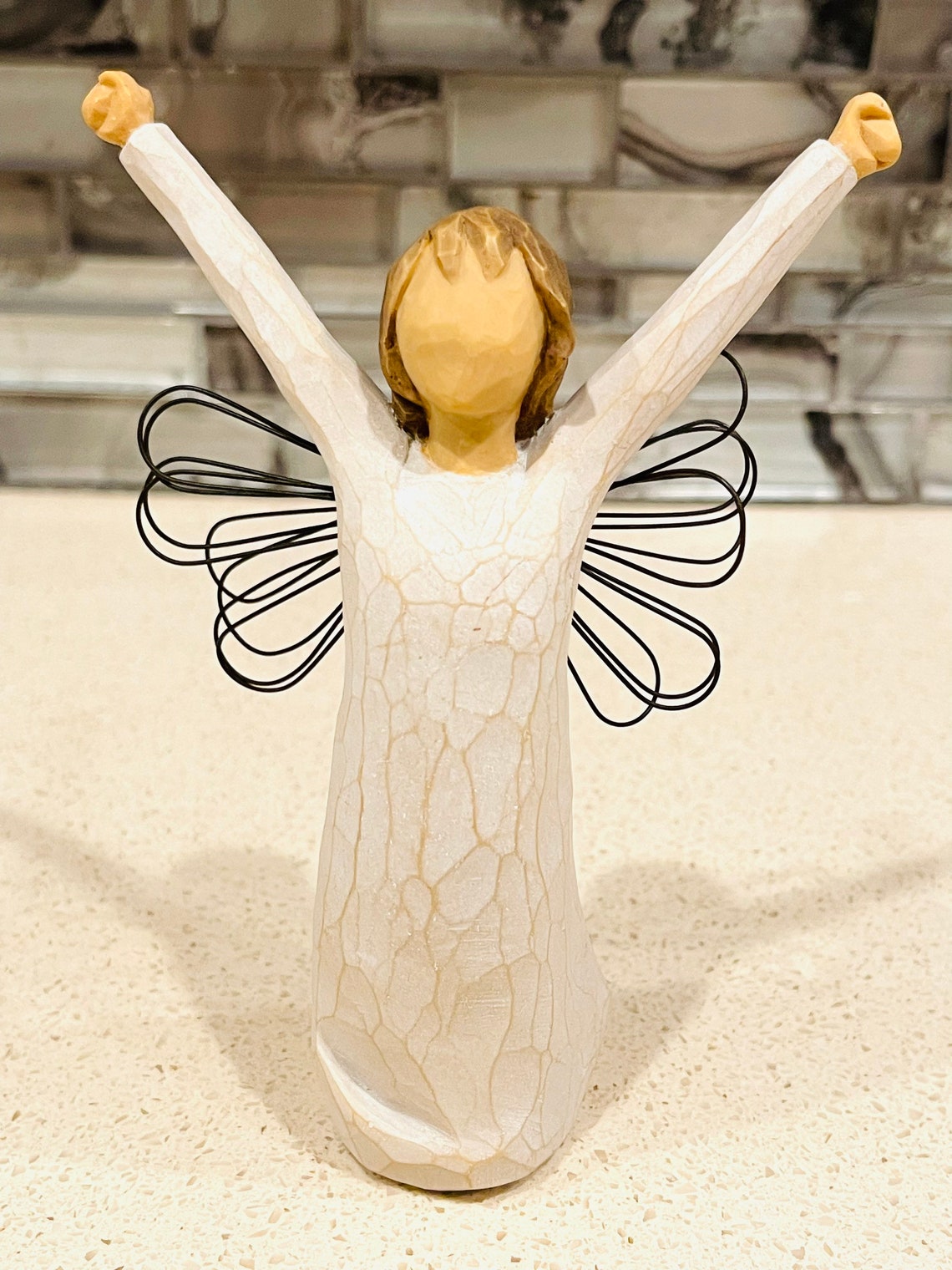 Willow Tree Figurine Angel Of Courage By Demdaco Sue Lordi Etsy