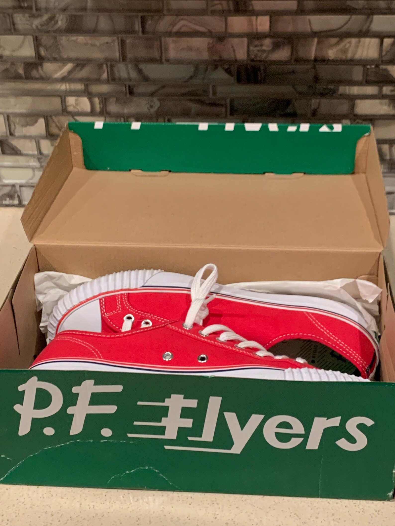 pf flyers red low top
