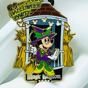 Disney Halloween Minnie Mouse Witch Pin Not So Scary Halloween Party Magic Kingdom Limited Edition Of 2000 Pins Metallic Enamel