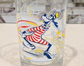 希少品！アメリカヴィンテージ　マクドナルド&ディズニー記念グラス　グーフィー 希少品！アメリカヴィンテージ マクドナルド&ディズニー記念