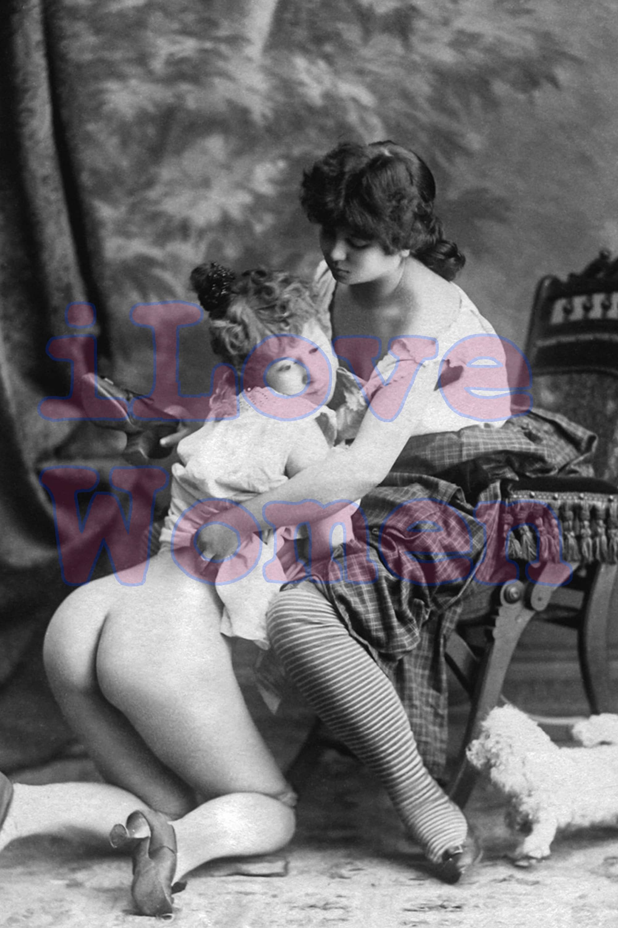 1920's Vintage Nude Photo Sexy Big Booty Lesbian Love - Etsy Hong Kong