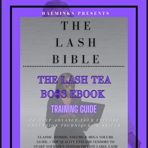 EYELASH Training Guide EBOOK | Wimpernverlängerung Boss Guide | Wimpern Ebook | Wimpern Anleitung | VORBESTELLUNG