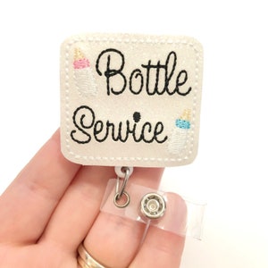Bottle Service badge reel, L & D badge reels , medical badge reel, retractable badge, ID badge Reel, Badge holder, nurse ID holder