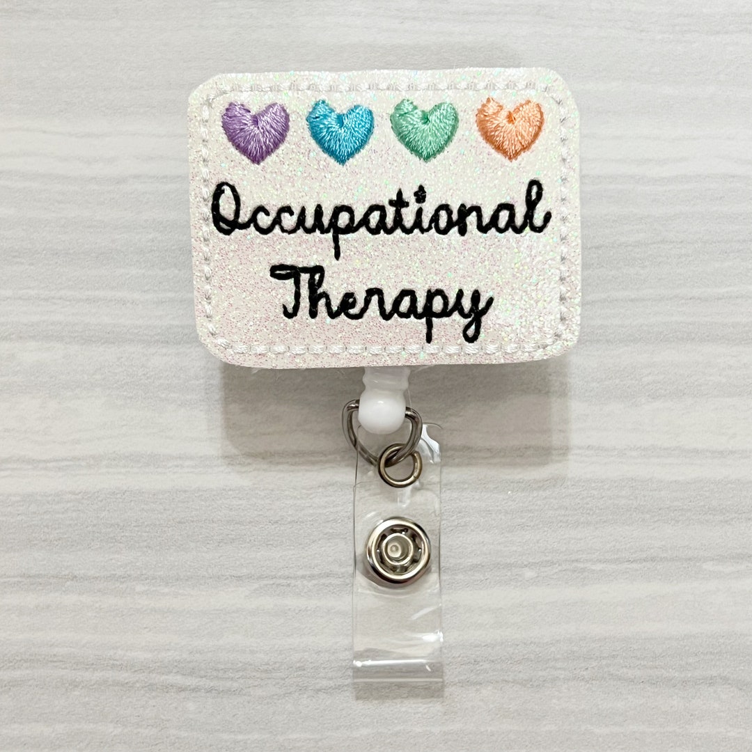 Occupational Therapy Badge Reel OT Badge Reels Retractable Etsy