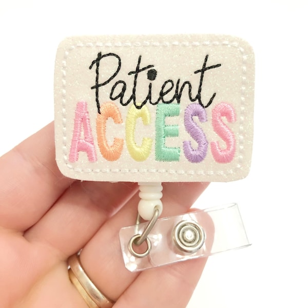 Patient access badge reel, nurse badge reels, retractable badge, ID holder, Badge holder, medical badge reel, gift badge reels