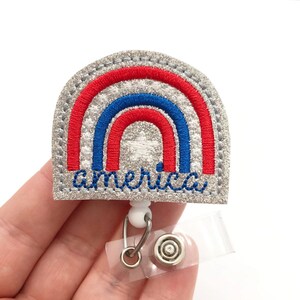 Rainbow badge reels , patriotic badge reels, medical badge reel, retractable badge, ID badge Reel, Badge holder, nurse ID holder
