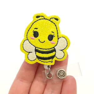 Cute Bee badge reels, bug badge reel badge reel, bee badge reels, badge reels, teacher badge holder, nurse badge holders