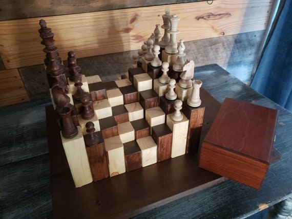 Custom Chess set | Circle City 3d