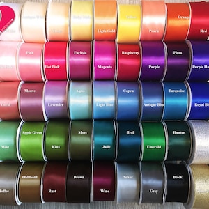 1.5 inch satin Ribbon