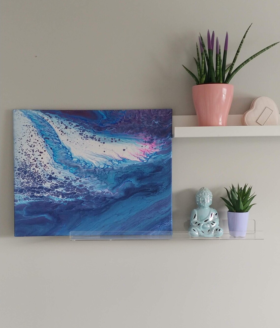 Abstract Wall Art Blue Painting Abstract Art Etsy