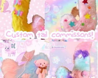Custom fursuit tail commission