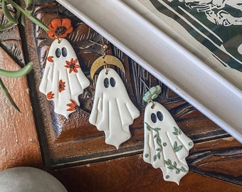 GHOSTIES polymer clay earrings