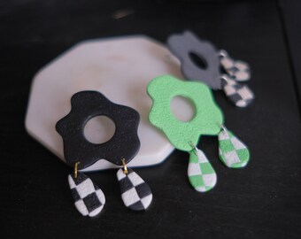 Y2K BLOBS polymer clay earrings