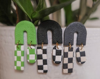 Y2K ARCHES polymer clay earrings
